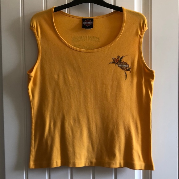 🔥Harley-Davidson Short/Cap Sleeve Top - Picture 2 of 8
